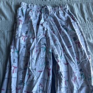 Snowman Pajama Pants Size S